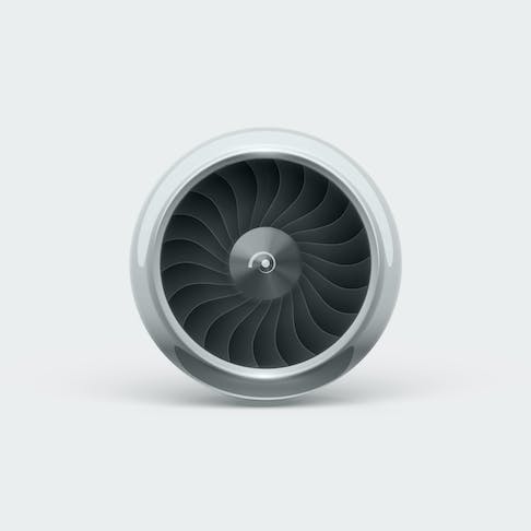 Jet engine. Image Credit: Shutterstock.com/andrewvect