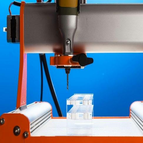 Drilling part in CNC milling machine - Image credit: Shutterstock/luchschenF